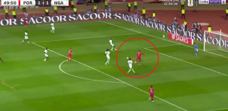 Taki STRZAŁ oddał Cristiano Ronaldo w meczu z Nigerią xD [VIDEO]